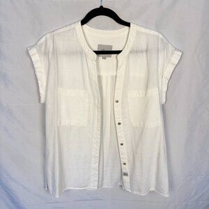 Rails White Buttoned Shirt